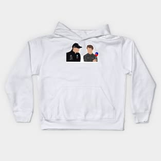 George Russell and Lando Norris Kids Hoodie